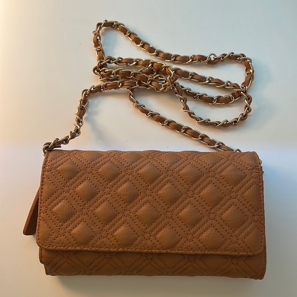 NWT Big Buddha Brown Crossbody Bag